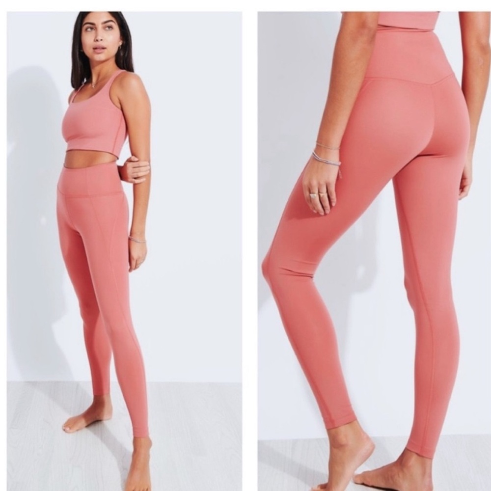 Girlfriend Collective Compressive Leggings Pink Salmon Size XXL